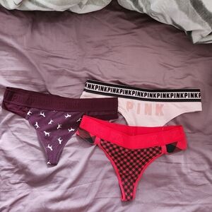 PINK Victoria's Secret Thongs